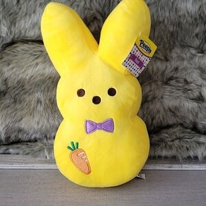 Vibrant Yellow Peeps Plush Bunny Toy-NWT